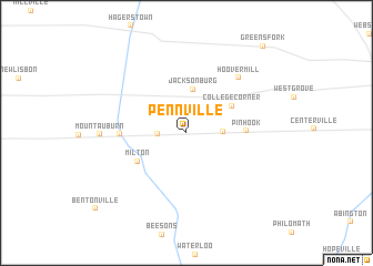 map of Pennville