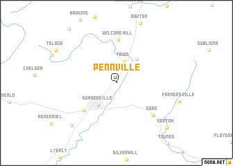 map of Pennville