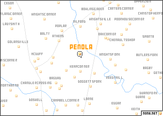 map of Penola