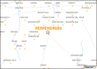 map of Penpemdiadou