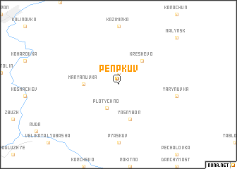 map of Penpkuv