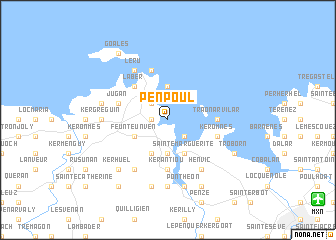 map of Penpoul