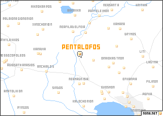 map of Pentálofos