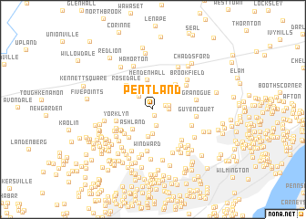 map of Pentland