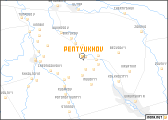map of Pentyukhov