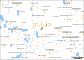 map of Peñuelitas