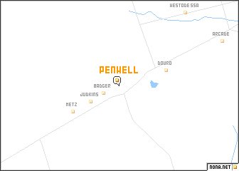 map of Penwell