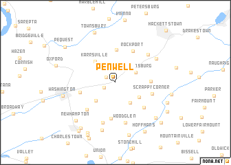 map of Penwell