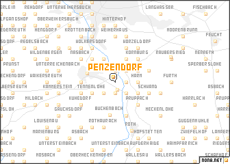 map of Penzendorf