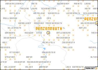 map of Penzenreuth