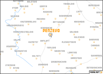 map of Penzevo