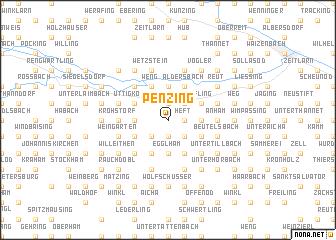 map of Penzing