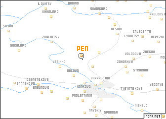 map of Pen\