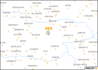 map of Pen\