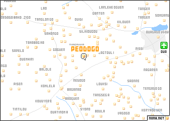 map of Péodogo