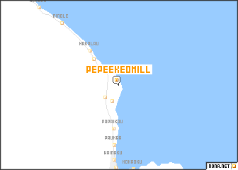 map of Pepeekeo Mill