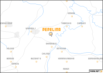 map of Pepelina