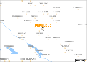 map of Pepelovo