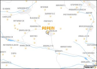 map of Pepeni