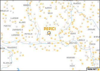 map of Pepići