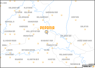 map of Peponiá