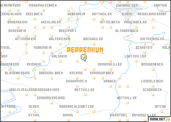 map of Peppenkum