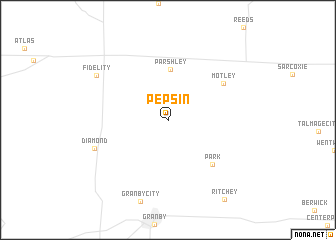 map of Pepsin