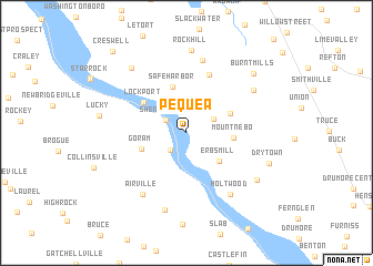 map of Pequea