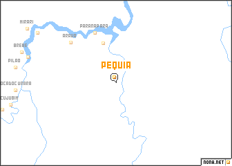 map of Pequiá