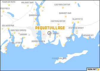 map of Pequot Village