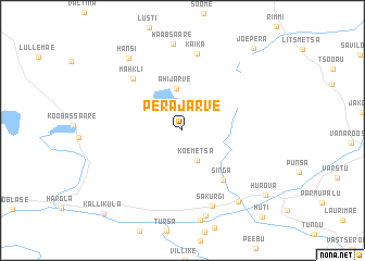 map of Perajärve