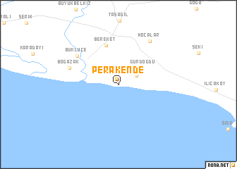 map of Perakende