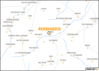 map of Perakhorio