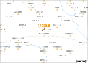 map of Perälä