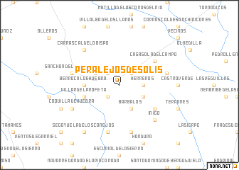 map of Peralejos de Solís