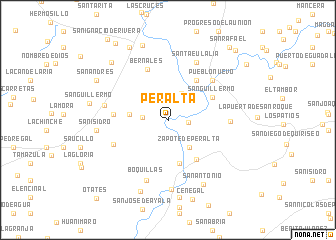 map of Peralta