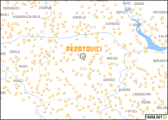 map of Peratovići
