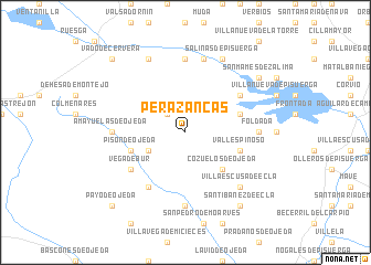 map of Perazancas