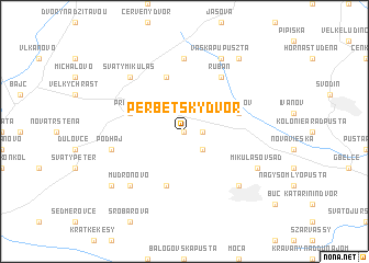 map of Perbetský Dvor