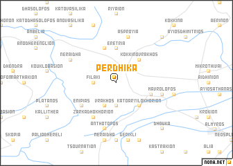 map of Pérdhika