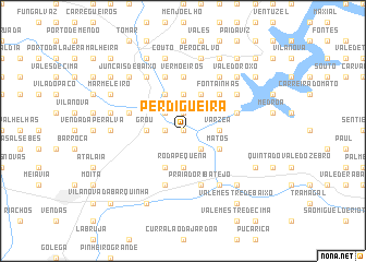 map of Perdigueira