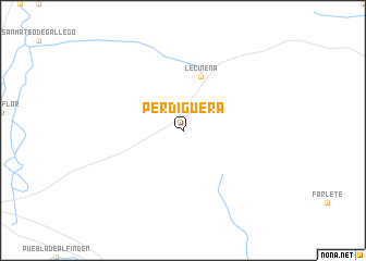map of Perdiguera