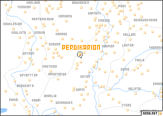 map of Perdikárion