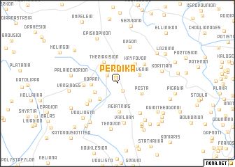 map of Pérdika