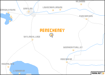 map of Pere Cheney