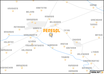 map of Peredol\