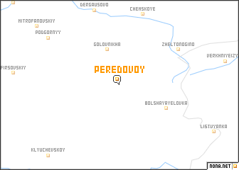 map of Peredovoy