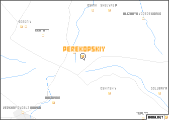 map of Perekopskiy