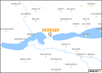 map of Perekop