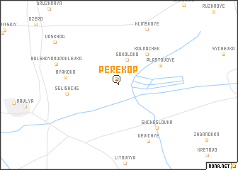 map of Perekop